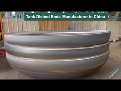 Tête de plat en acier au carbone à chaud pour l'industrie cryogénique