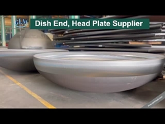 Tête de réservoir en acier au carbone, extrémité de réservoir chimique