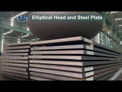 Finitions plates formées à chaud et à froid, tête de récipient en acier au carbone