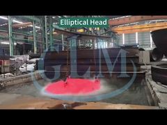 Tête elliptique en acier au carbone personnalisée chinoise avec un rapport de réduction d'environ 10%