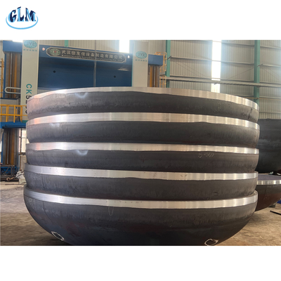 Diamètre 89-10000mm Tête elliptique en acier au carbone pour applications industrielles constantes