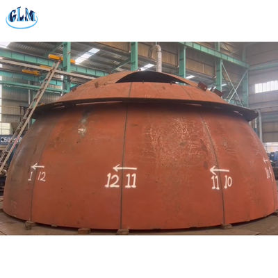 Têtes hémisphériques fractionnées personnalisées pour équipements haute température dans l'industrie pétrolière et gazière