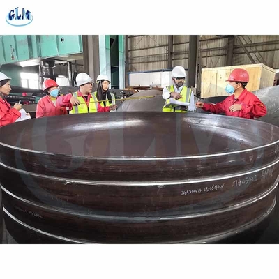 90 mm 200 mm d'acier au carbone Finition de plaque ellipsoïdale Vaisseau sous pression Finition de plaque SS316L