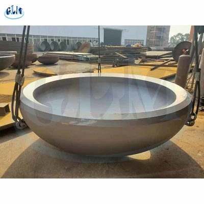 89MM 100MM Tête semi-elliptique de pressage à chaud ASME Extrémités du dôme du récipient sous pression