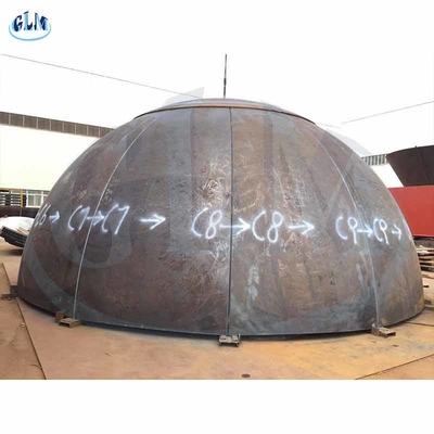 300 mm AISI Titane acier au carbone Tête à pression hémisphérique Cap de fin de récipient