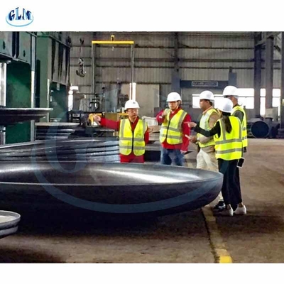 500 mm à 1600 mm Tête de réservoir hémisphérique en acier au carbone à demi-boule