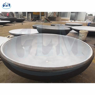 ASME 150 mm en acier au carbone Tête de plaque réservoir elliptique en acier inoxydable 316L