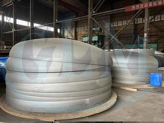 Tête elliptique de plat de SA 516 GR 70 de l'épaisseur 20mm de Diatemer 4600mm pour des récipients à pression