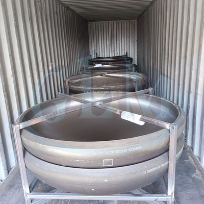 La tête ellipsoïde de plat d'acier au carbone sans couture pour couvrira