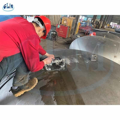 Épaisseur elliptique du diamètre 76mm des têtes 8000mm de 2:1 du certificat SA537 d'ASME