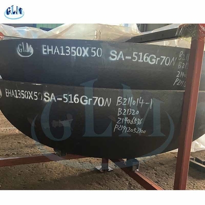 Le plat elliptique de têtes de SA516 GR70 finit l'épaisseur du diamètre 50mm de 1350mm