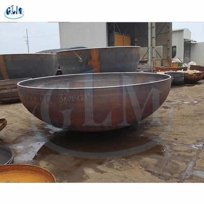 Épaisseur ellipsoïde de la tête 3800mm Dimater 28mm de plat de 2:1