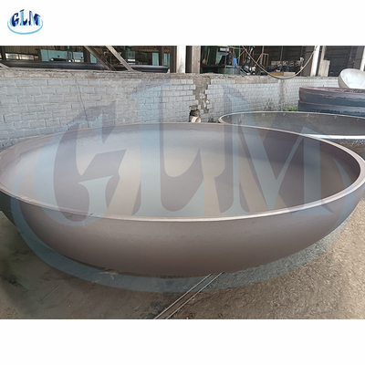 ISO9001 a certifié la tête elliptique de plat d'acier au carbone avec le diamètre de 3800mm