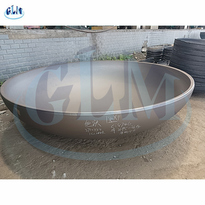 Épaisseur elliptique du diamètre 44mm de la tête 2700mm de réservoir de 2:1 d'acier au carbone