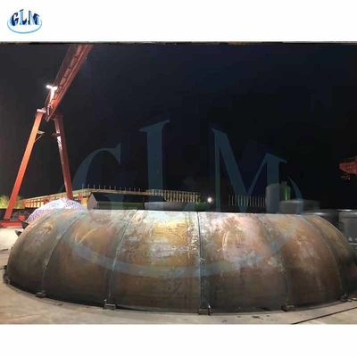 tête conique de plat de tête de réservoir de diamètre de 8600mm pour la fabrication de réservoir