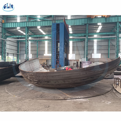 40 mm d'épaisseur en acier au carbone Tête de plat ellipsoïdale 2:1 Tête elliptique de 8000 mm de diamètre