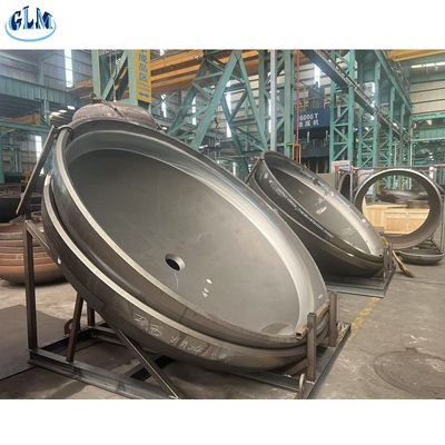 Fond de virole ellipsoïdal forgé avec tolérance d'épaisseur de ±0,5 mm et épaisseur de 2 mm à 300 mm pour applications à haute température
