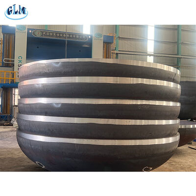 Fond de cuve elliptique avec contrôle UT et rapport de réduction de 10% pour récipients sous pression lourds jusqu'à 10000mm