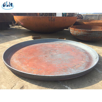 Tête plate bombée résistante à la corrosion de 50 mm d'épaisseur, certifiée ASME pour récipient sous pression