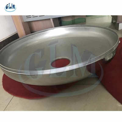 150 mm alliage de nickel torisphérique tête en plaque en forme d'ellipsoïde fin de plaque rayon de la couronne ODM