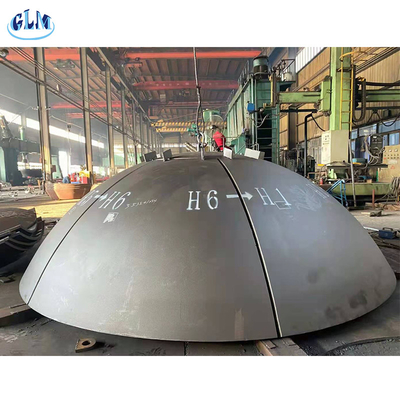 Sa516 Gr70 100 mm têtes de réservoirs hémisphériques ASME en acier inoxydable