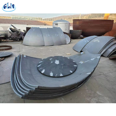 Sa516 Gr70 100 mm têtes de réservoirs hémisphériques ASME en acier inoxydable