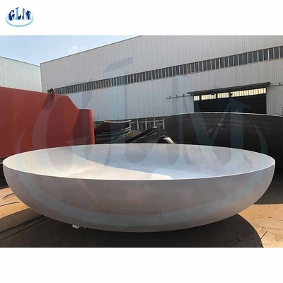 SS316L ASME 89 mm Tête de plaque elliptique Vaisseau sous pression Dôme Fin GB