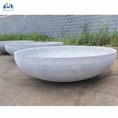 SS316L ASME 89 mm Tête de plaque elliptique Vaisseau sous pression Dôme Fin GB
