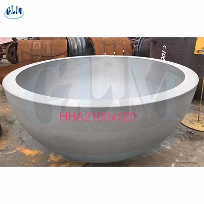 HHA 2100mm 120mm Tête de réservoir hémisphérique ANSI Fin de récipient pour récipient sous pression