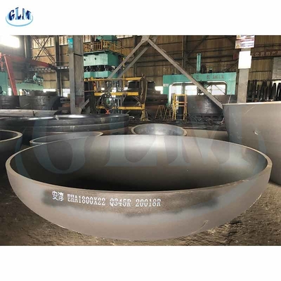 Q345R 1800 mm Diamètre 300 mm Épaisseur Vaisseau sous pression Tête de plaque Fin de plaque Fabrication