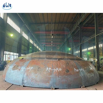 Q235B SS304 800 mm Tête de réservoir hémisphérique formant un hémisphère en acier