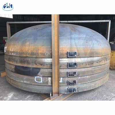 ASME Vessel sous pression elliptique Tête de plat Titane SA36 acier au carbone