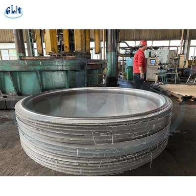 SS304 Tête platée 400 mm Finition en acier inoxydable pour réservoir de propane