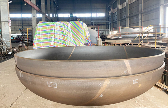 12000MM 3MM Ss304 Tête de plat semi-elliptique Dimensions 2 à 1 hémisphérique
