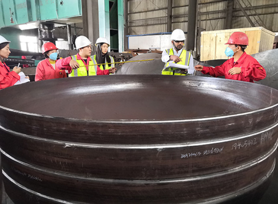 ASME 1000MM Tête de récipient en acier inoxydable