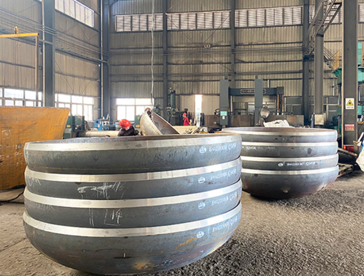 SS316L 2 mm Asme Disque ellipsoïdal Disque de fin de dimension de la pression du récipient 2 1