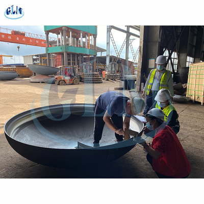 Finition en acier au carbone en forme ellipsoïdale