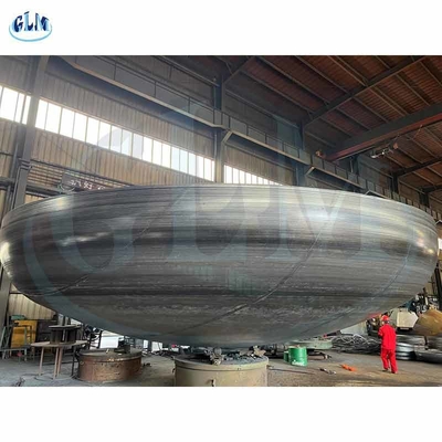 3 000 mm de diamètre 6 mm pensent à la tête elliptique Caps d'extrémité de réservoir tête pour le récipient sous pression