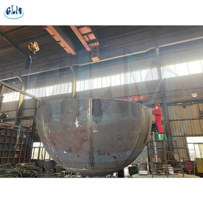 tête hémisphérique du diamètre SA516 GR70 de 6400mm 20mm profondément