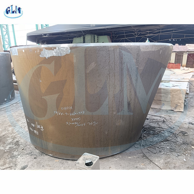 Tête de cône d'acier au carbone avec le diamètre supérieur de 3300mm