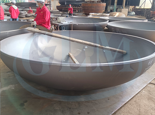 Diamètre d'extrémité de plat elliptique de formage à froid 89-10000mm pour la construction sanitaire