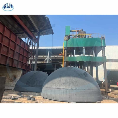 Têtes de réservoirs hémisphériques en acier corten industriel en construction de navires à pression sphérique