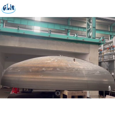 Extrémité de tête elliptique ASME pressée à chaud et à froid, épaisseur 5-300mm