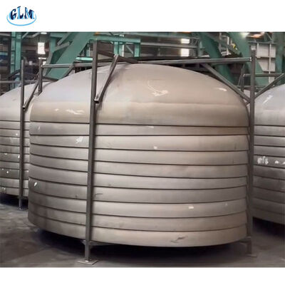 Fond elliptique certifié ISO9001 avec une épaisseur de 2-300mm et un rapport de réduction de 10% pour les appareils à pression