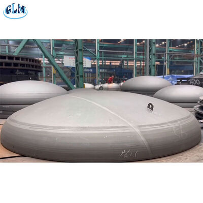 4200 mm de diamètre 14 mm d'épaisseur Tête de plaque torisphérique avec pressage à chaud pour récipients sous pression